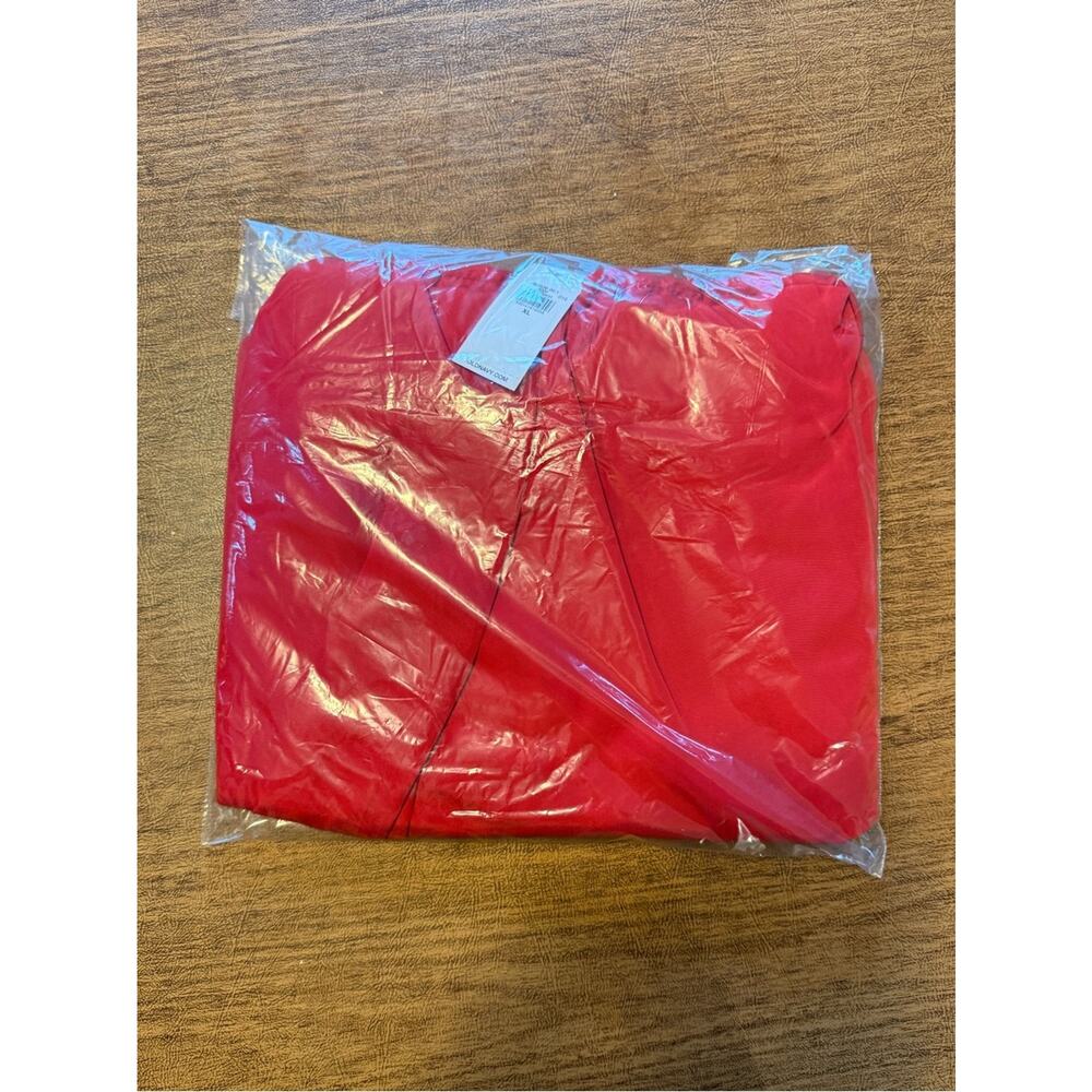 Old Navy Amaryllis Red Taffeta Bubble Mini Skirt - Picture 10 of 12